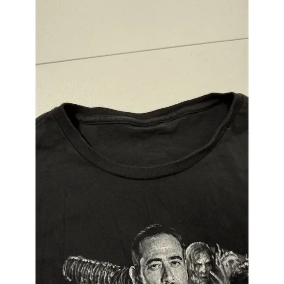 AMC The Walking Dead Skull Zombie Graphic T Shirt Black - Picture 4 of 7